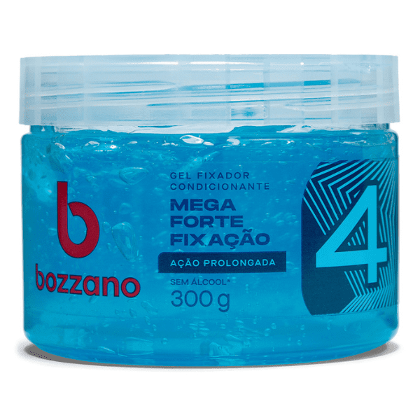 Gel Fixador Ny Looks Mega Forte Fator 4 Azul 240gr 1 Unidade