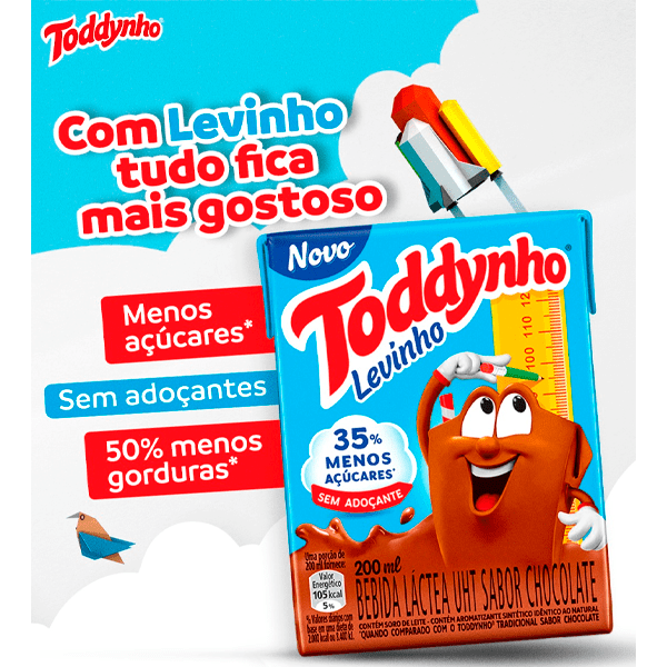 Achocolatado Toddynho Levinho 200ml