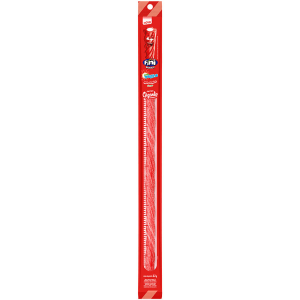Bala Fini Super Gigante Morango - 27gr