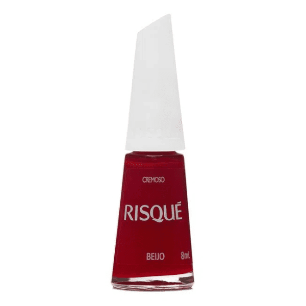 Esmalte Risqué Vermelho Cremoso Beijo - 8ml