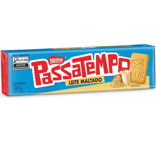 Biscoito Passatempo Leite Maltado - 150gr