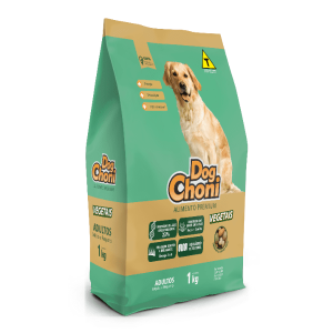 Ração DogChoni Pequeno e Medio Porte Vegetais e Cereais Integrais - 1Kg-1