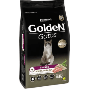 Ração Golden Gatos Castrados Frango - 10,1 Kg-1