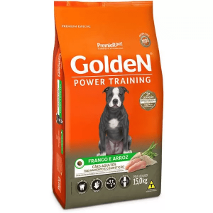 Ração Golden Power Training Cães Ad Frango e Arroz - 15Kg-1