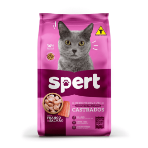 Ração Premium Especial Gatos Castrados Frango&Salmão - 1Kg-1