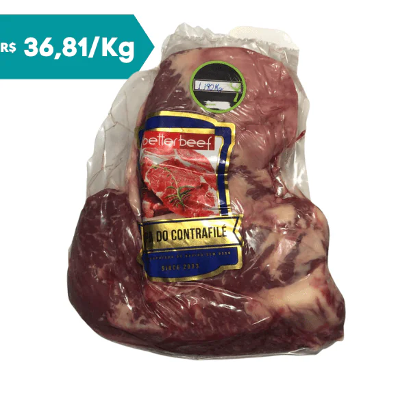 Capa do Contrafilé BetterBeef Carne Vácuo - 1,190Kg - Imagem 1