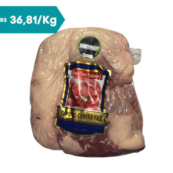 Capa do Contrafilé BetterBeef Carne Vácuo - 1,107Kg - Imagem 1