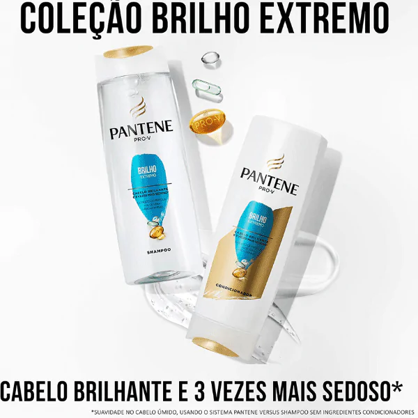 Shampoo Pantene Brilho Extremo - 400ml - Imagem 5