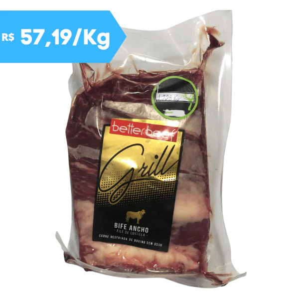Bife Ancho BetterBeef Grill Carne Vácuo - 1,228Kg - Imagem 1