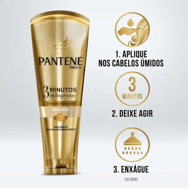 3 Minutos Milagrosos Pantene Hidratação - 170ml - Imagem 4