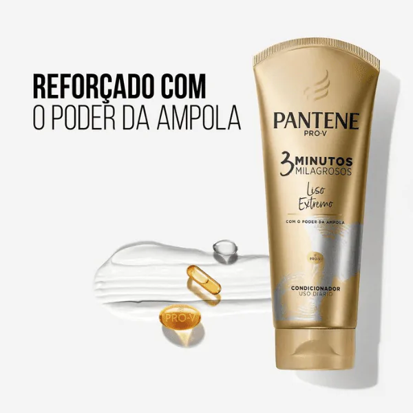 3 Minutos Milagrosos Pantene Liso Extremo - 170ml - Imagem 2