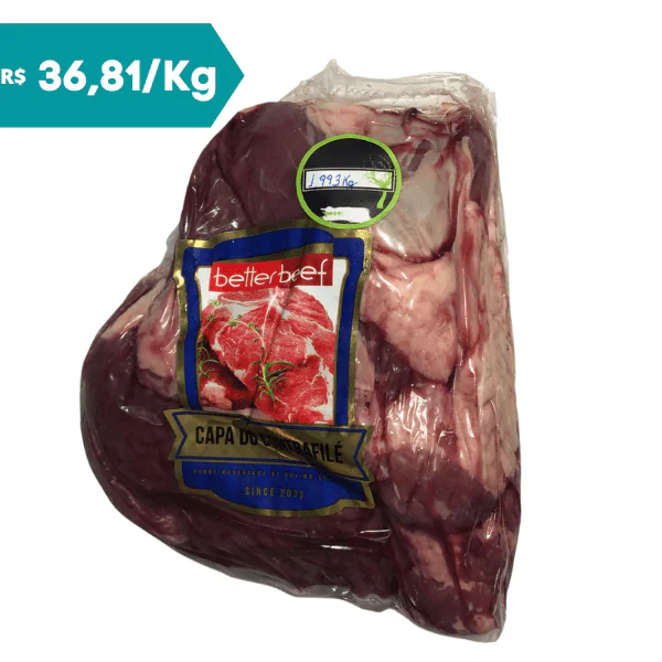Capa do Contrafilé BetterBeef Carne Vácuo - 1,993Kg - Imagem 1