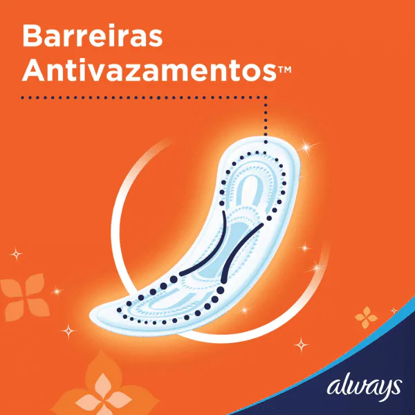 Absorvente Always Básico Suave sem Abas - 8und - Imagem 3