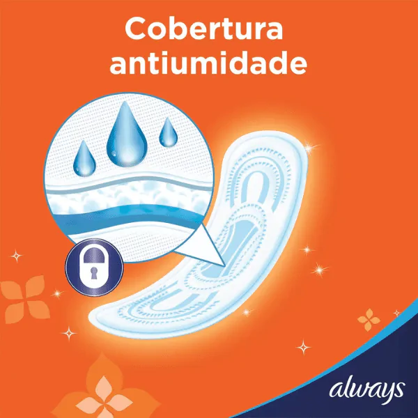 Absorvente Always Básico Suave sem Abas - 8und - Imagem 5