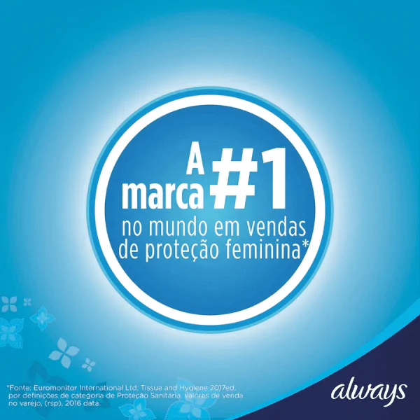 Absorvente Always Maxi Proteção Seca com Abas - 16und - Imagem 5