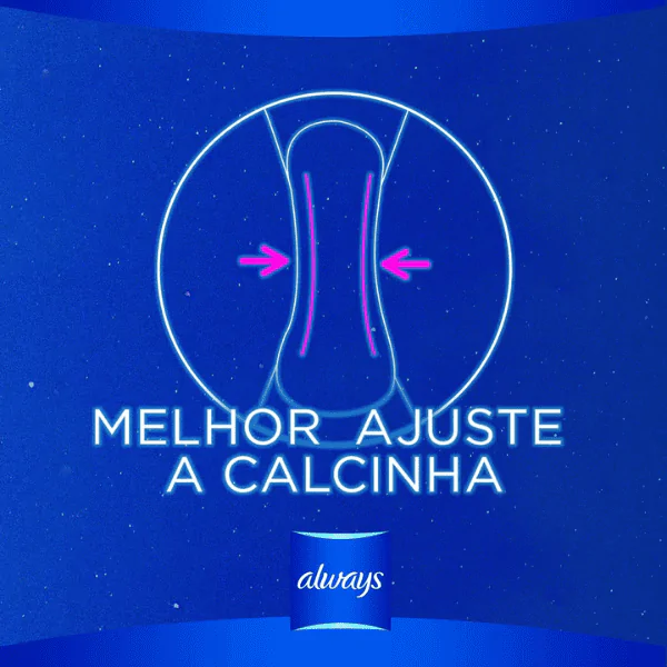 Absorvente Always Noturno Seca com Abas - 8und - Imagem 3