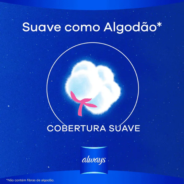 Absorvente Always Noturno Seca com Abas - 8und - Imagem 4