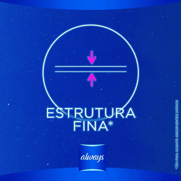 Absorvente Always Noturno Seca com Abas - 8und - Imagem 2