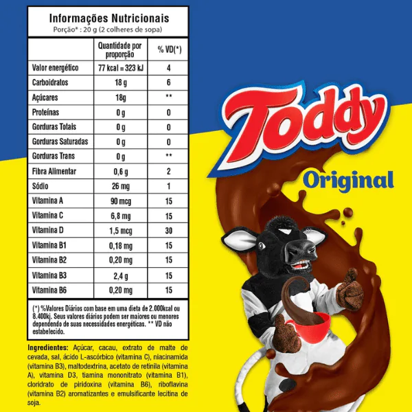 Achocolatado Toddy Tradicional - 370gr* - Imagem 2