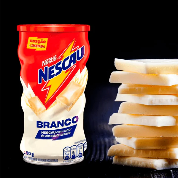 Achocolatado em Pó Nescau Choco. Branco - 180gr - Imagem 2