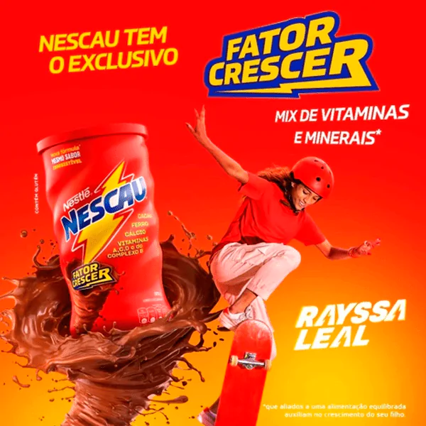 Achocolatado em Pó Nescau Tradicional - 330gr - Imagem 3