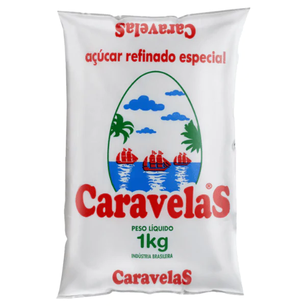 Açúcar Refinado Caravelas-1Kg - Imagem 1
