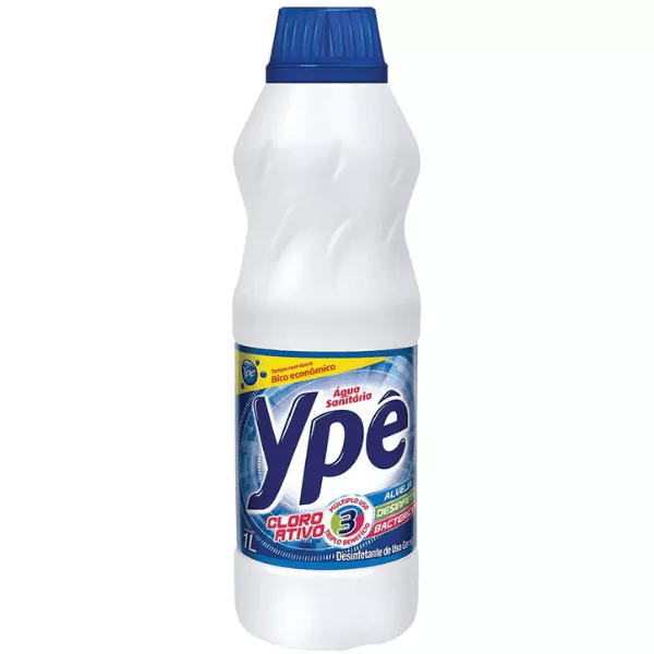 Água Sanitária Ypê Cloro Ativo - 1L - Imagem 1