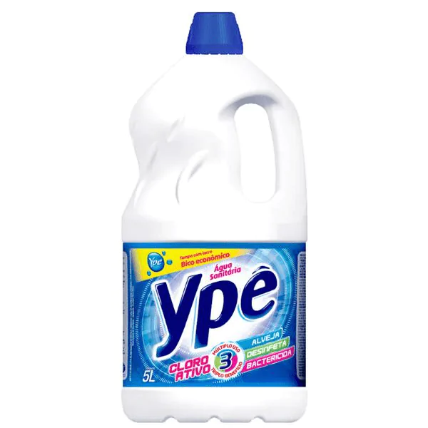 Água Sanitária Ypê Cloro Ativo - 5L - Imagem 1