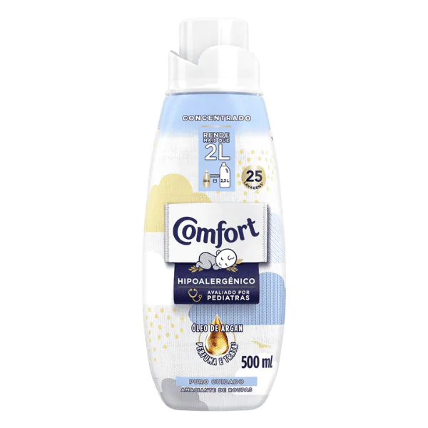 Amaciante Concentrado Comfort Puro Cuidado - 500ml