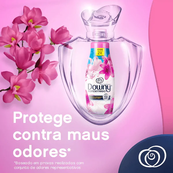 Amaciante Downy Concentrado Frescor de Primavera - 500ml - Imagem 3