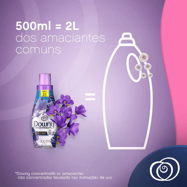 Amaciante Downy Concentrado Lírios do Campo - 500ml - Imagem 2