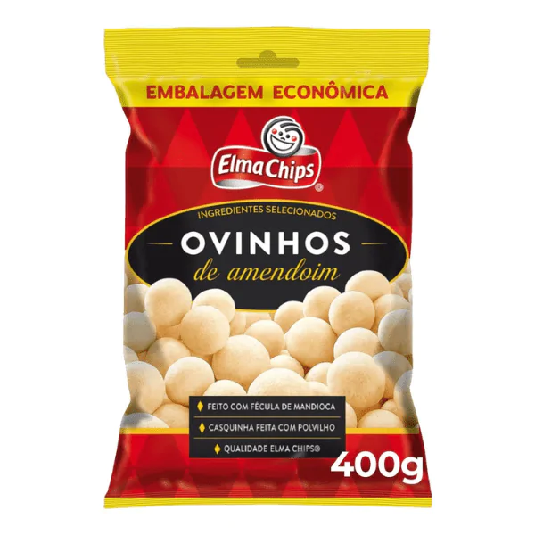 Amendoim Ovinho Elma Chips - 400G - Imagem 1
