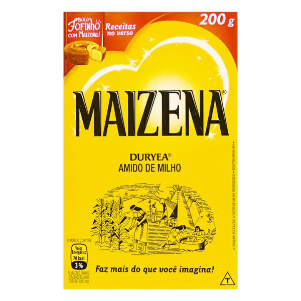 Amido de Milho Maizena - 200G-1 Amido de Milho Maizena - 200gr* - Imagem 1