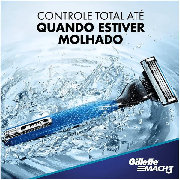 Aparelho de Barbear Mach3 Gillette Acqua - 1und - Imagem 7