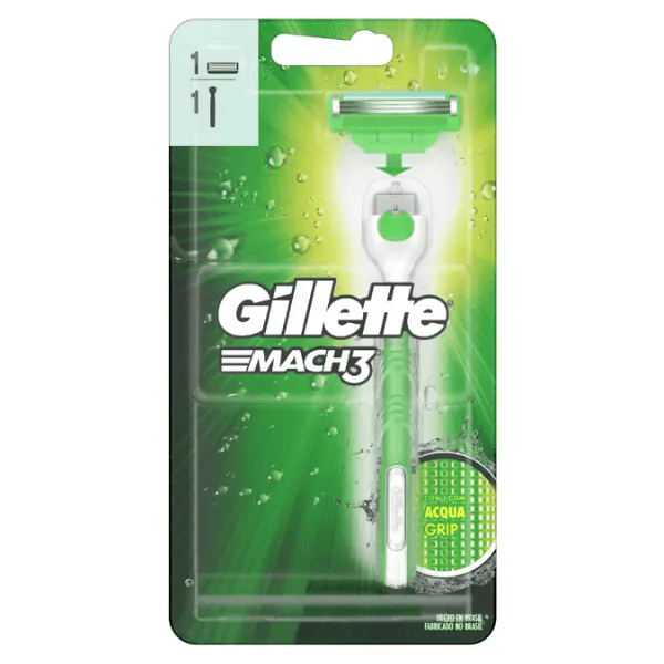 Aparelho de Barbear Mach3 Gillette Sensitive - 1und - Imagem 1