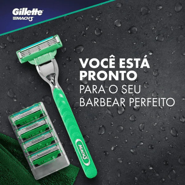 Aparelho de Barbear Mach3 Gillette Sensitive - 1und - Imagem 2