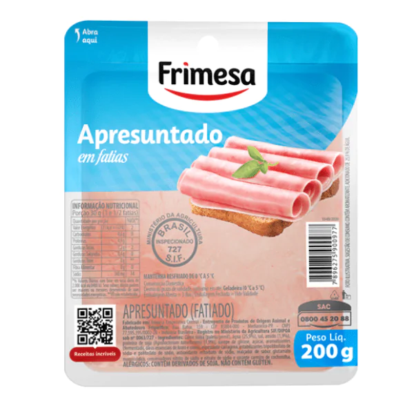 Apresuntado Frimesa - 200gr - Imagem 1
