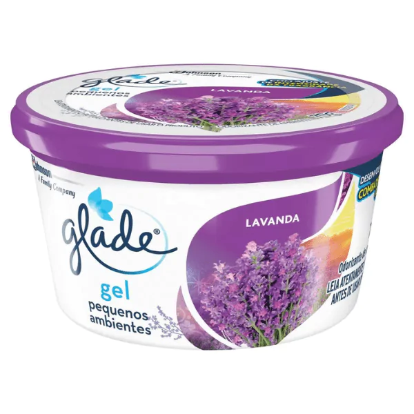 Aromatizador Glade Gel Pequenos Ambientes Lavanda - 70gr - Imagem 1