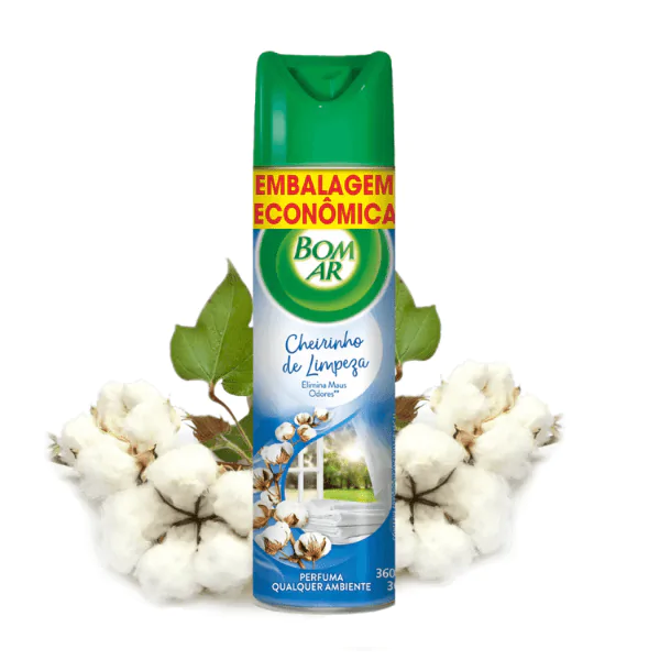 Aromatizador Bom Ar Aerosol Flor Algodão - 360ml - Imagem 2
