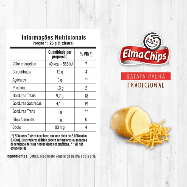 Batata Palha Elma Chips - 425G - Imagem 2