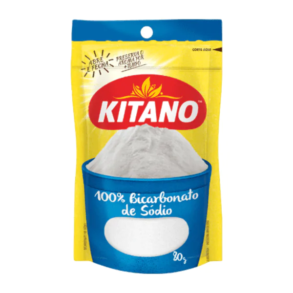 Bicarbonato de Sódio Kitano Embalagem - 80gr - Imagem 1