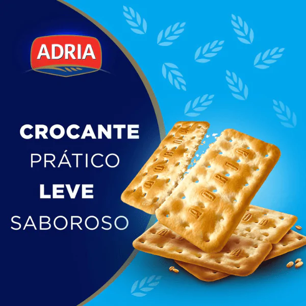 Biscoito Adria Água e Sal - 170gr - Imagem 2