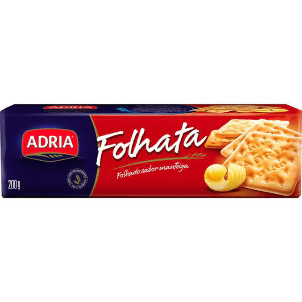 Biscoito Adria Cream Cracker Manteiga Folhata - 200gr - Imagem 1