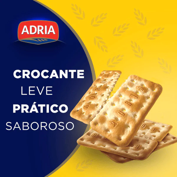 Biscoito Adria Cream Cracker - 170gr - Imagem 2
