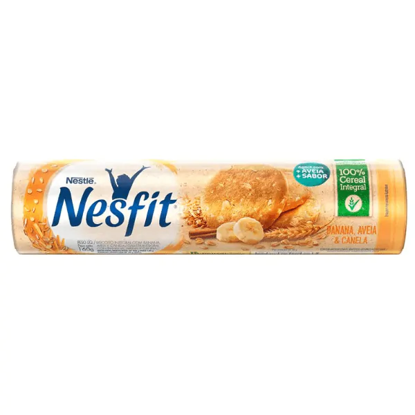 Biscoito Nesfit Banana Aveia/Canela - 140gr - Imagem 1