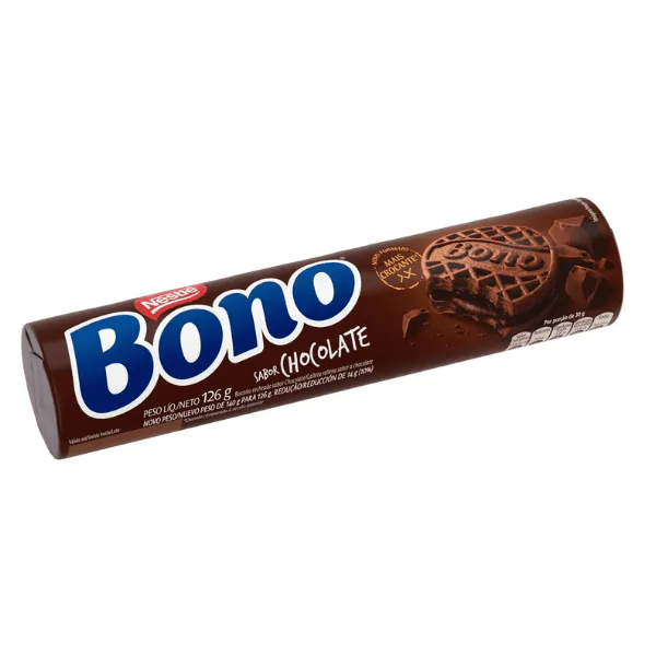 Biscoito Recheado Nestlé Bono Chocolate - 126gr - Imagem 1