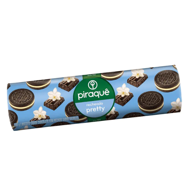 Biscoito Recheado Piraquê Pretty - 160gr - Imagem 1