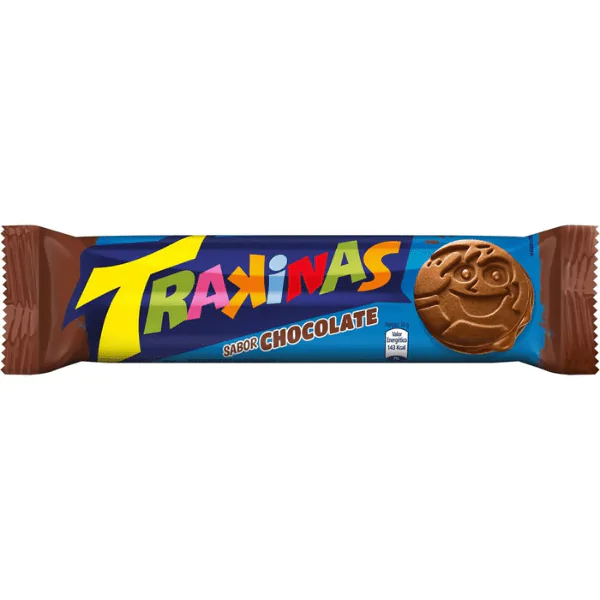 Biscoito Recheado Trakinas Chocolate - 126gr - Imagem 1
