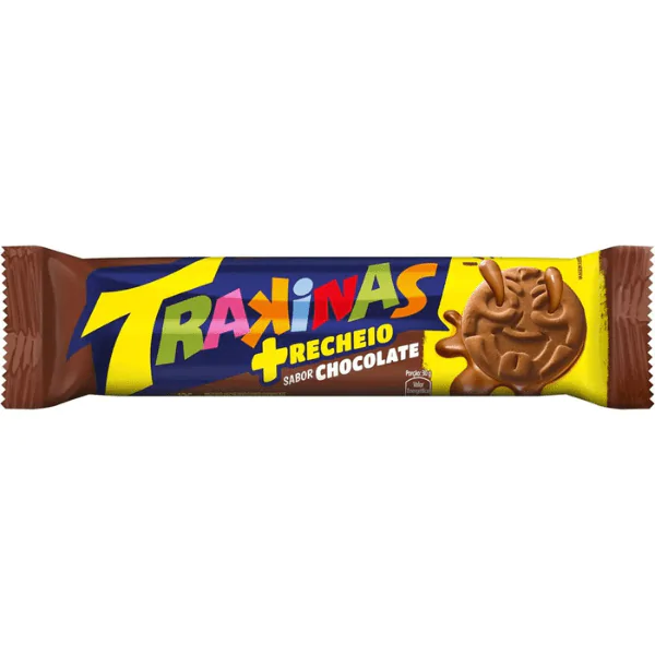 Biscoito Trakinas + Chocolate - 126gr - Imagem 1