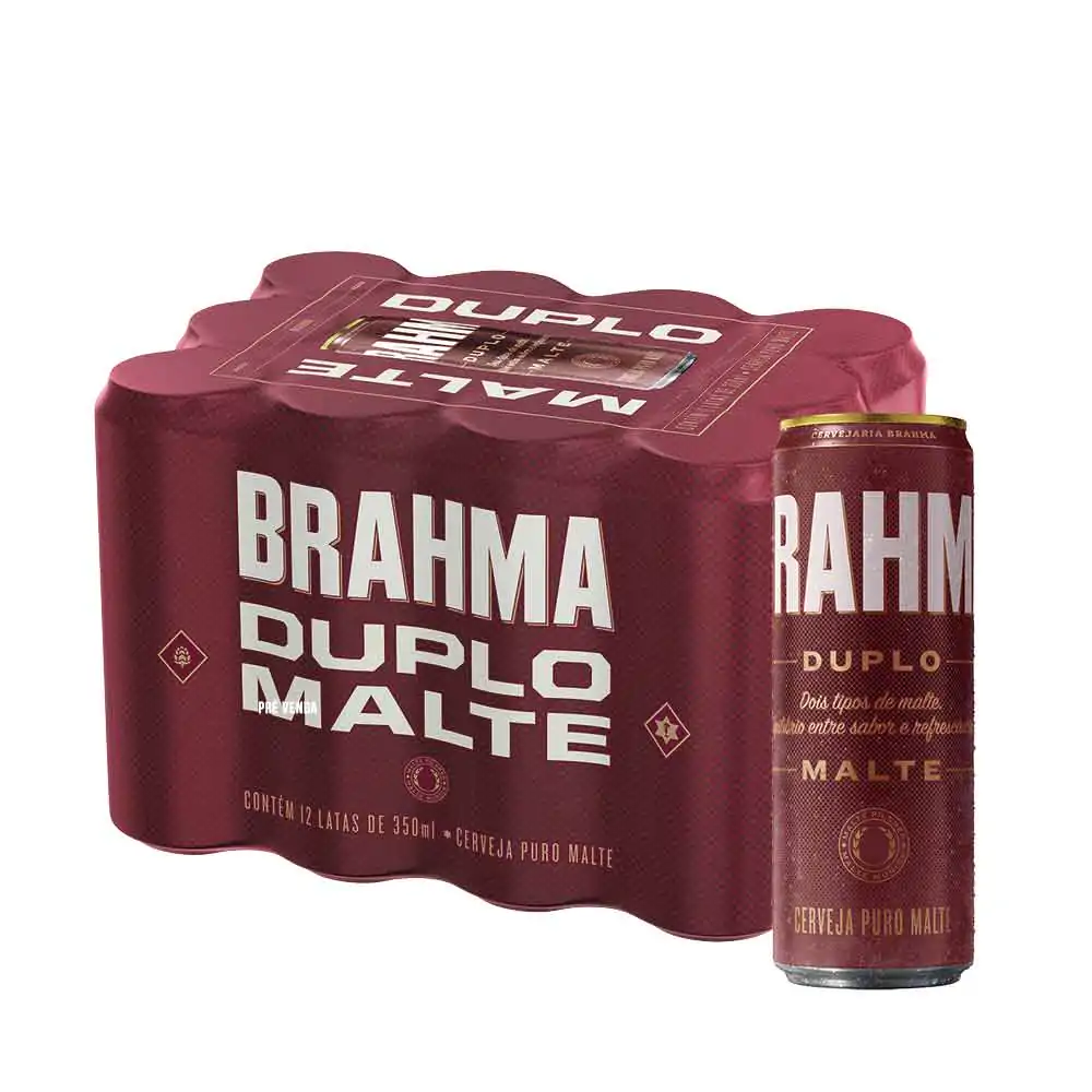 Cerveja Brahma Duplo Malte - 350ml - Imagem 3
